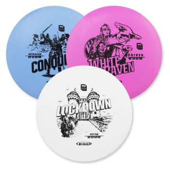 SCHILDKRÖT Guru Disc Golf Starter-Set, 3-teilig