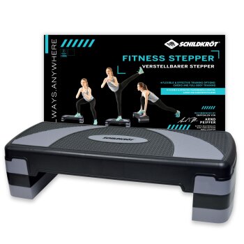 SCHILDKRÖT Fitness Stepper, schwarz / grau