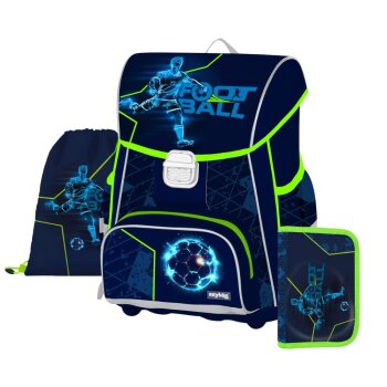 oxybag Schultaschenset 3-teilig PREMIUM ONE Football