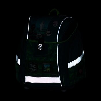 oxybag Schultaschenset 3-teilig PREMIUM LIGHT Playworld Brick
