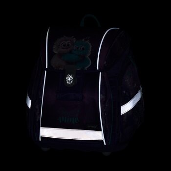 oxybag Školský batoh PREMIUM LIGHT Monster Bee Mine