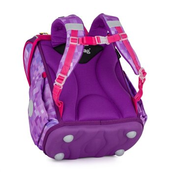 oxybag Schultaschenset 3-teilig PREMIUM COOL Playworld Girl Blocks