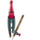 Maped Zirkelset 192611 Stop & Safe mit Adapterring rot