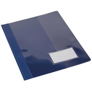 DONAU Schnellhefter A4+ PVC extrabreit blau