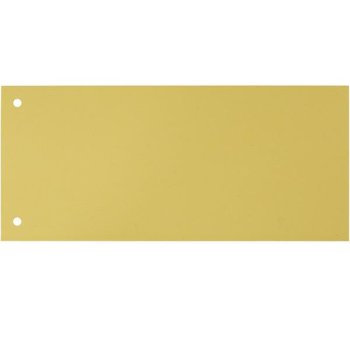 DONAU Trennstreifen 100 Stück. 235 x 105 mm gelb