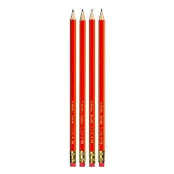 herlitz ceruzky Scolair HB s gumou - 4 ks na blistrovej...