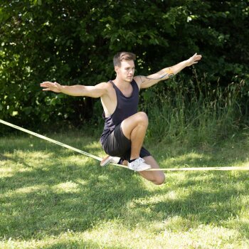 SCHILDKRÖT Slackline 15 m, žltá