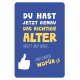 EasyCheesy Grußkarte Geburtstag "Das richtige Alter"