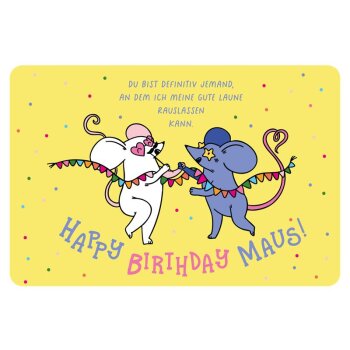 EasyCheesy Grußkarte Geburtstag "Tanzende...