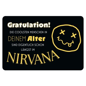 EasyCheesy Grußkarte Geburtstag "Nirvana"