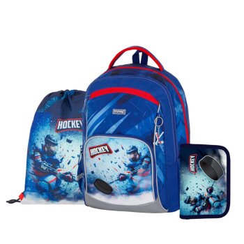 oxybag Schulrucksackset 3-teilig OXY GO Hockey