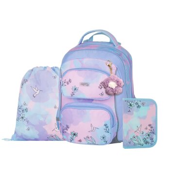 oxybag Schulrucksackset 3-teilig OXY JUMPER Colibri Dream
