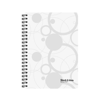 oxybag Collegeblock A4 PP liniert 60 Blatt BLACK AND...