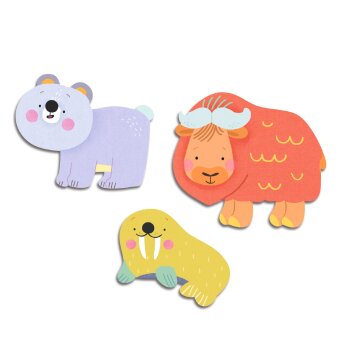 DJECO Meine ersten Sticker – Tiere von der Eisscholle