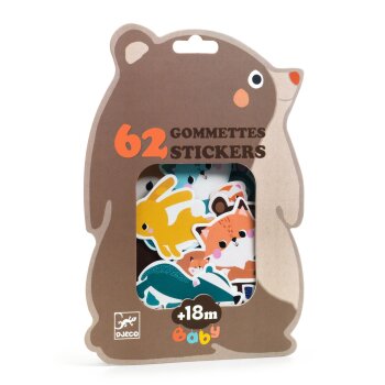 DJECO Meine ersten Sticker Tiere des Waldes
