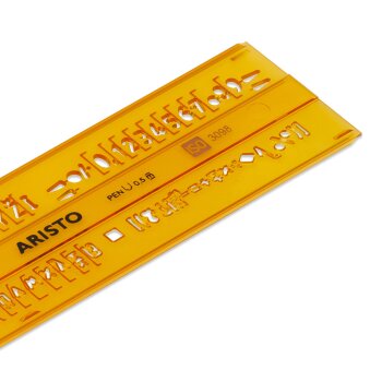 ARISTO Písmenová šablóna rovné písmo 5 mm (AR5301/5)