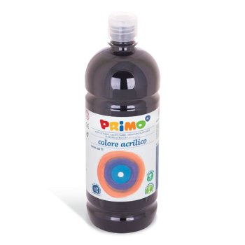 Primo Acrylfarbe 1000ml Flasche schwarz