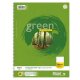 URSUS green špirálový blok College - A4 - 80 listov - 9 mm - linajkový - prémiový biely