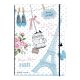 herlitz my.book flex Notizheft A4 2 x 40 Blatt liniert/kariert Paris